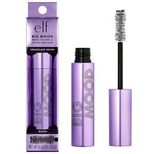NEW e.l.f. Big Mood MASCARA Bold Lifted Eye Lashes Jojoba Wax Infused Deep Brown